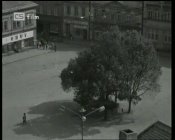 Masarykovo náměstí, vlevo dnešní Elektro Brož