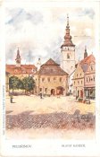 Druhá nejstarší pohlednice v mé sbírce. Rok 1902. Hlavní náměstí (dnes Masarykovo náměstí).